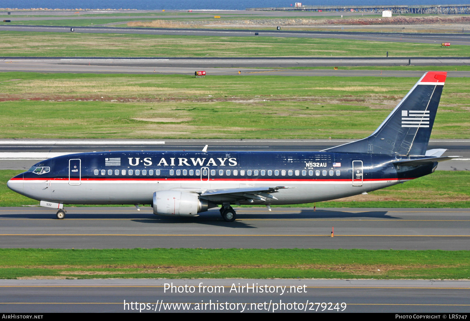 Aircraft Photo of N532AU | Boeing 737-3B7 | US Airways | AirHistory.net #279249