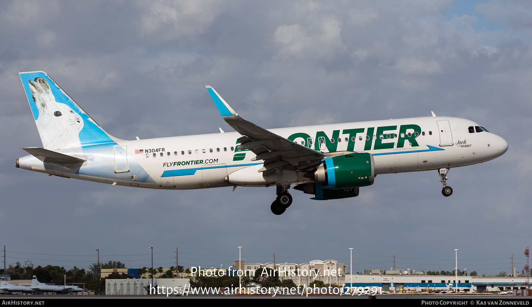 Aircraft Photo of N304FR | Airbus A320-251N | Frontier Airlines | AirHistory.net #279291