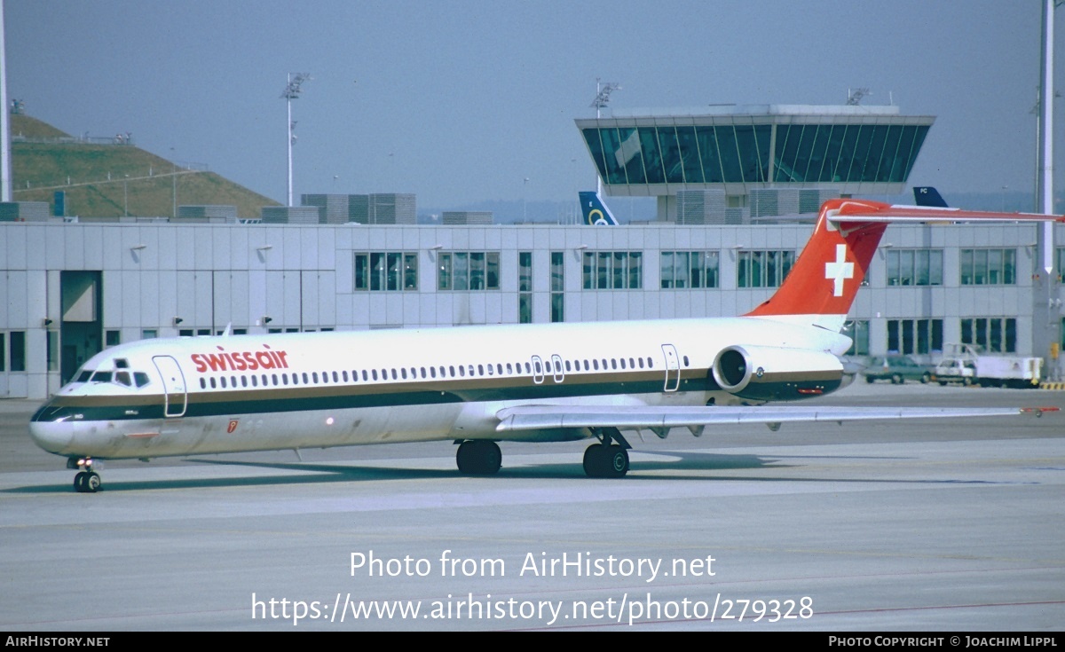 Aircraft Photo of HB-IUH | McDonnell Douglas MD-81 (DC-9-81) | Swissair | AirHistory.net #279328