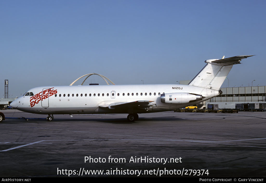 Aircraft Photo of N1120J | BAC 111-204AF One-Eleven | Pacific Express | AirHistory.net #279374