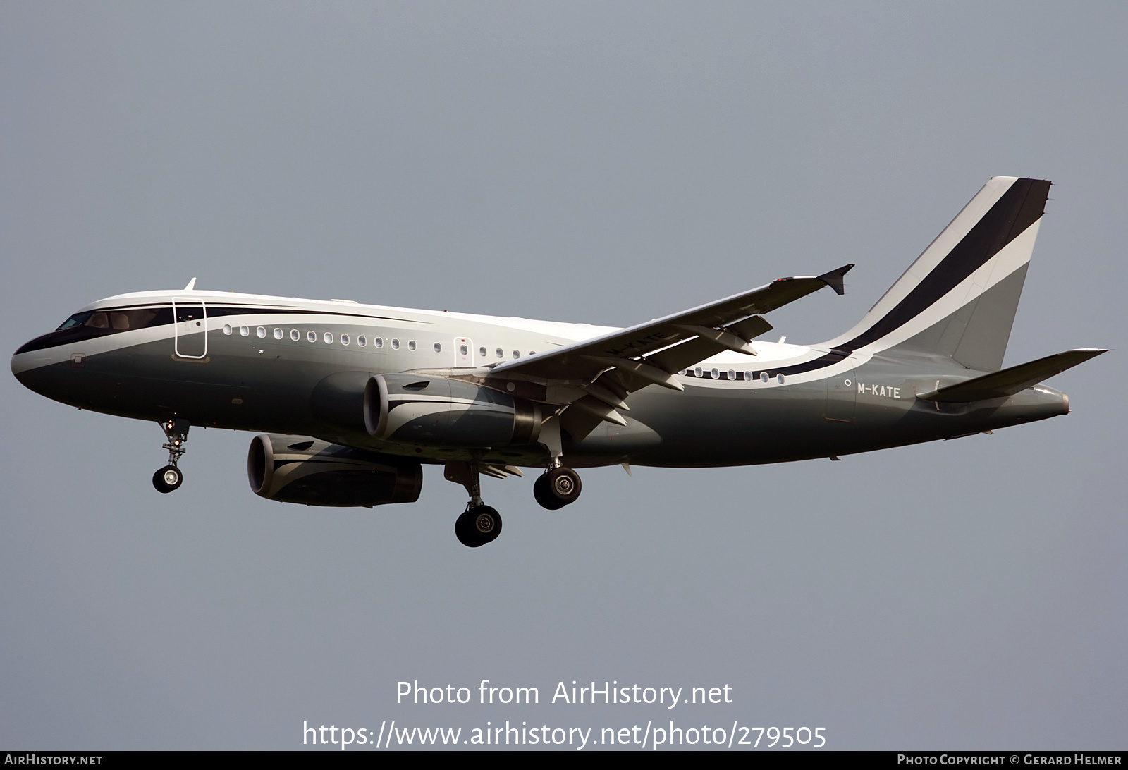 Aircraft Photo of M-KATE | Airbus ACJ319 (A319-133/CJ) | AirHistory.net #279505