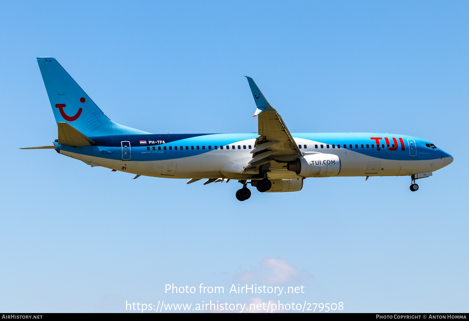 Aircraft Photo of PH-TFA | Boeing 737-8K5 | TUI | AirHistory.net #279508