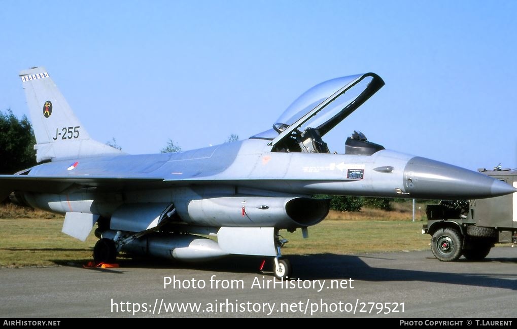 Aircraft Photo of J-255 | General Dynamics F-16A Fighting Falcon | Netherlands - Air Force | AirHistory.net #279521