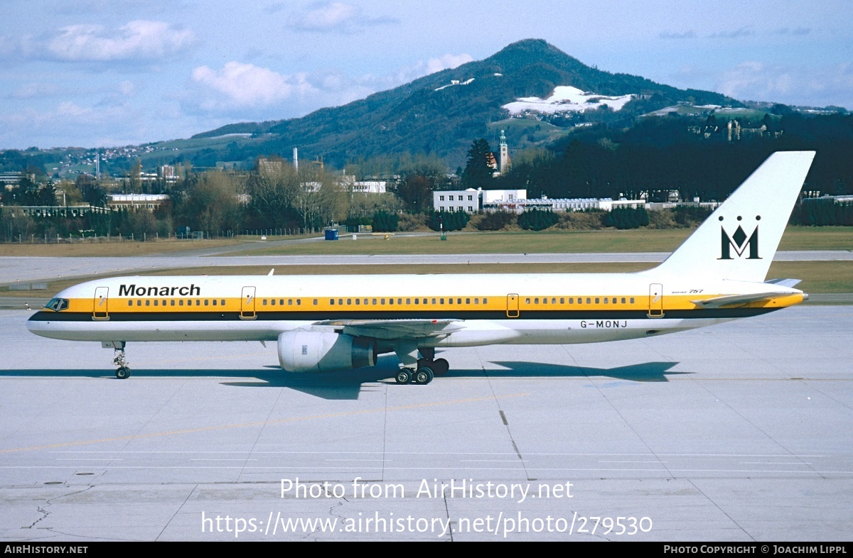 Aircraft Photo of G-MONJ | Boeing 757-2T7 | Monarch Airlines | AirHistory.net #279530