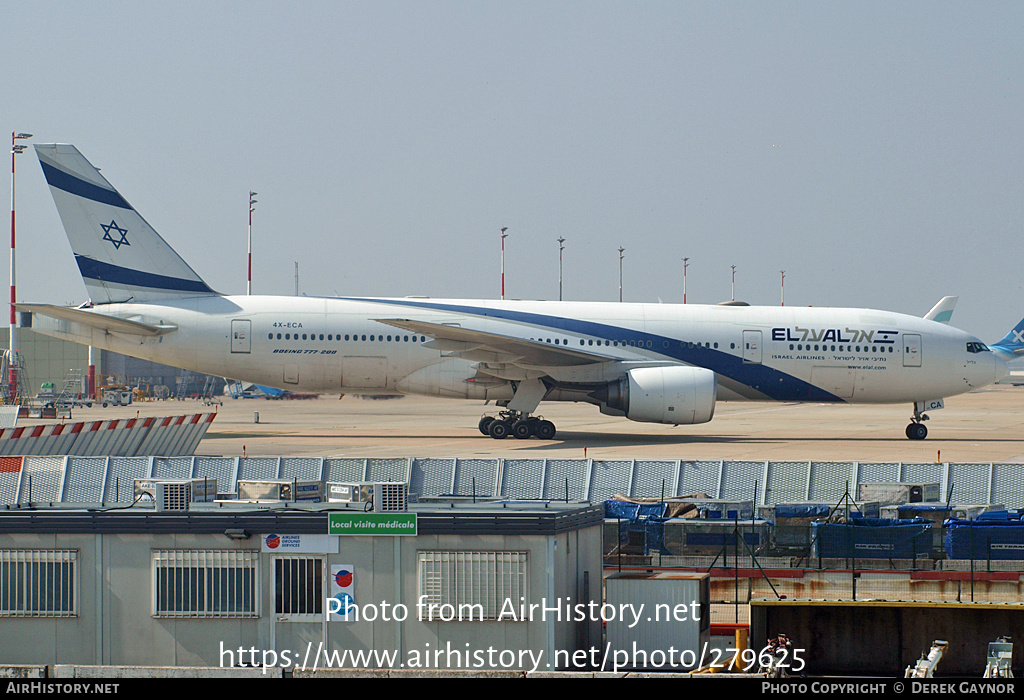 Aircraft Photo of 4X-ECA | Boeing 777-258/ER | El Al Israel Airlines | AirHistory.net #279625