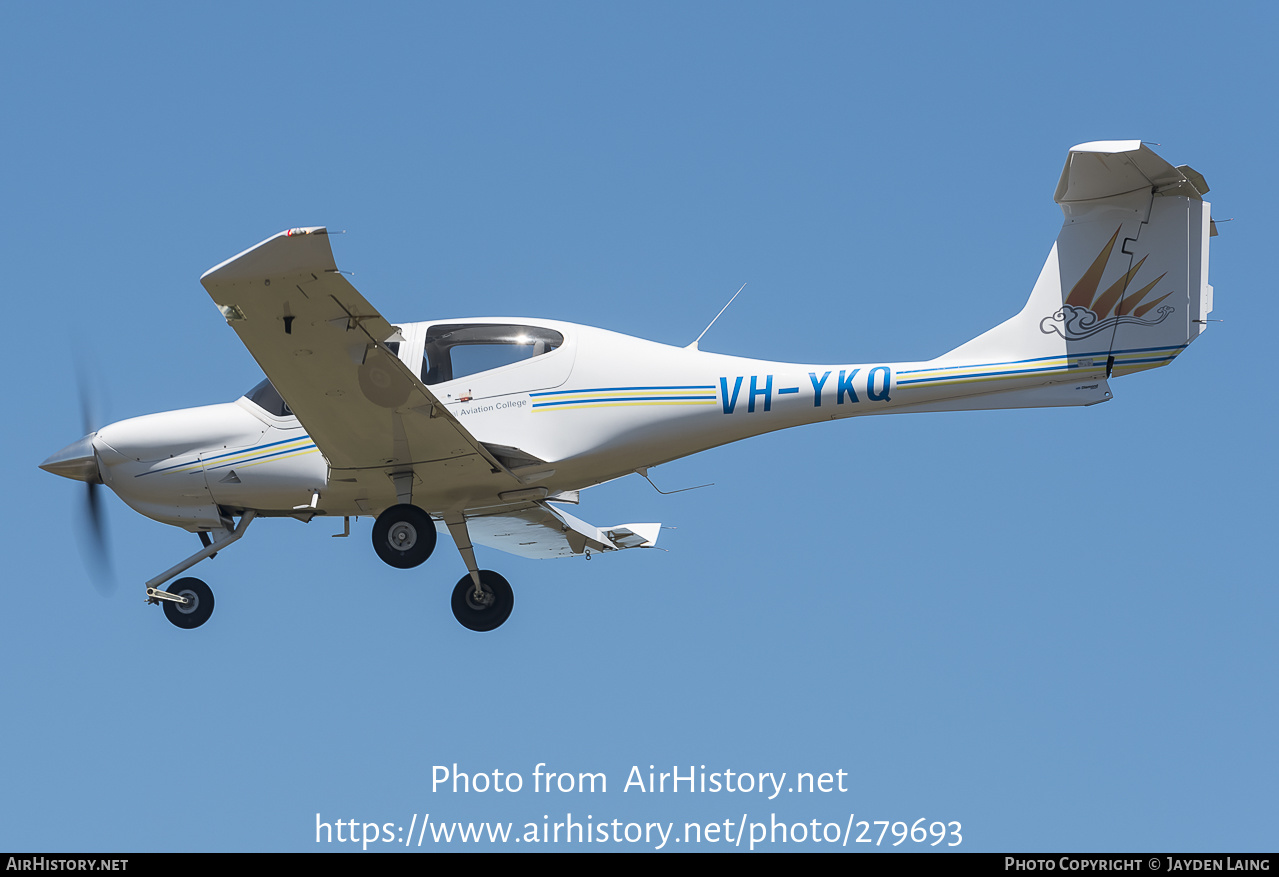 Aircraft Photo of VH-YKQ | Diamond DA40 Diamond Star | Australian International Aviation College | AirHistory.net #279693