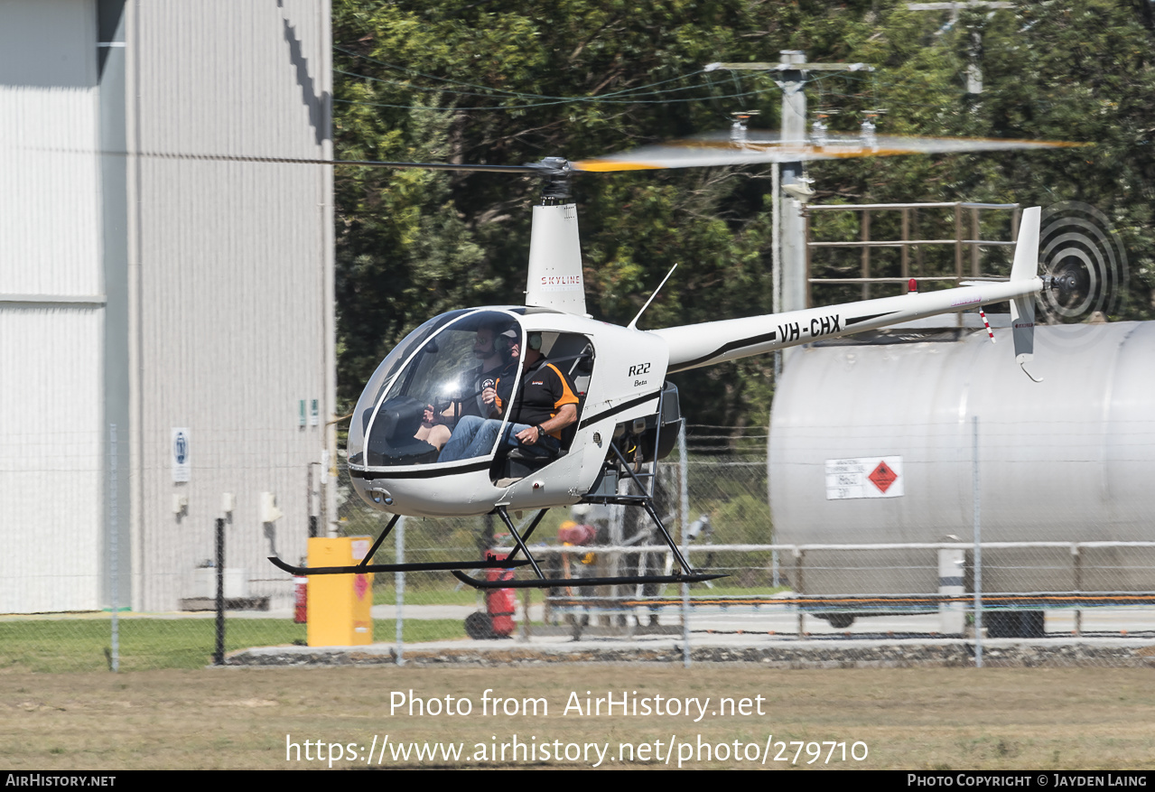 Aircraft Photo of VH-CHX | Robinson R-22 Beta | Skyline Aviation Group | AirHistory.net #279710