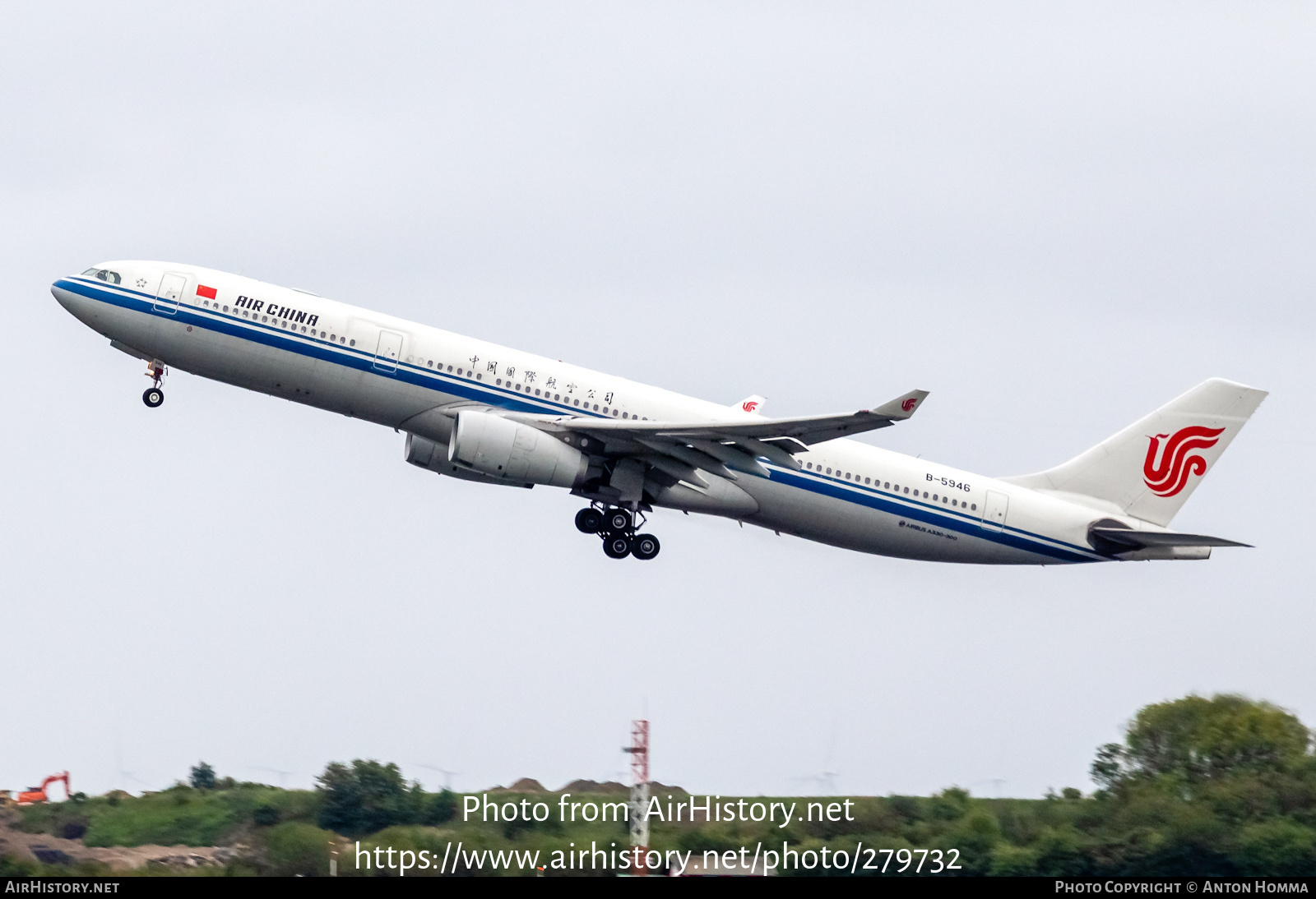 Aircraft Photo of B-5946 | Airbus A330-343E | Air China | AirHistory.net #279732