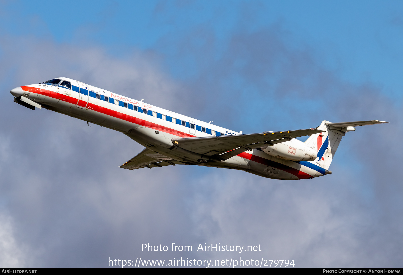 Aircraft Photo of N812AE | Embraer ERJ-140LR (EMB-135KL) | American Eagle | AirHistory.net #279794