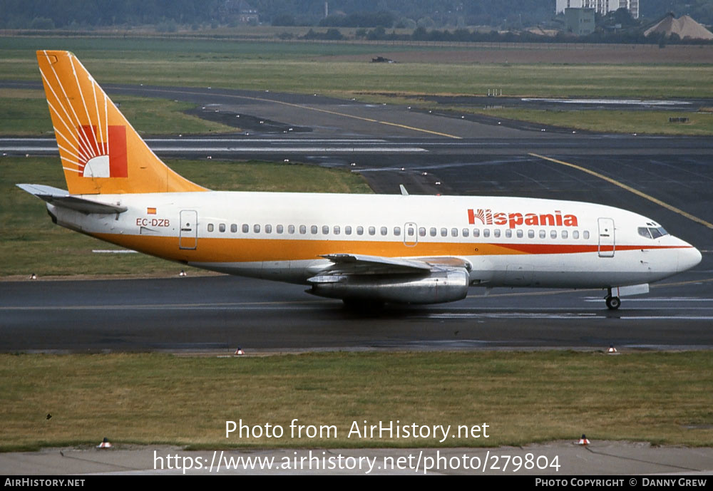 Aircraft Photo of EC-DZB | Boeing 737-248C | Hispania Líneas Aéreas | AirHistory.net #279804