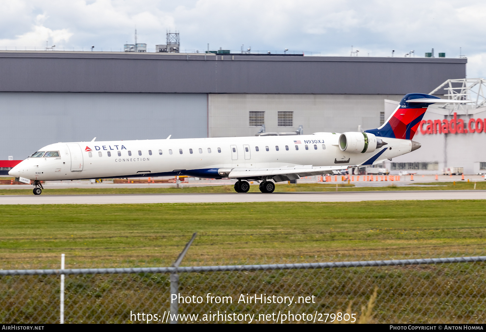 Aircraft Photo of N930XJ | Bombardier CRJ-900LR (CL-600-2D24) | Delta Connection | AirHistory.net #279805