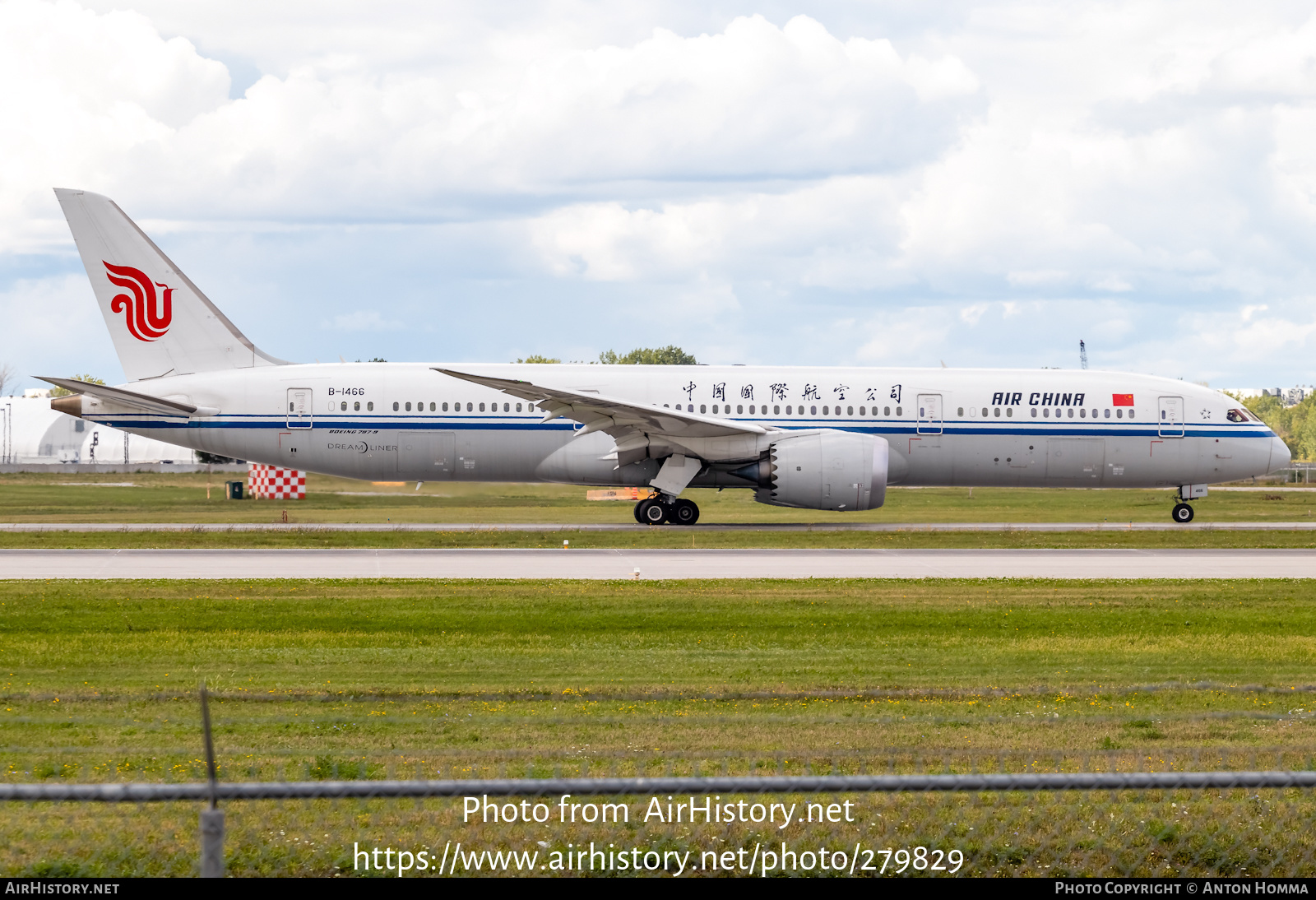 Aircraft Photo of B-1466 | Boeing 787-9 Dreamliner | Air China | AirHistory.net #279829