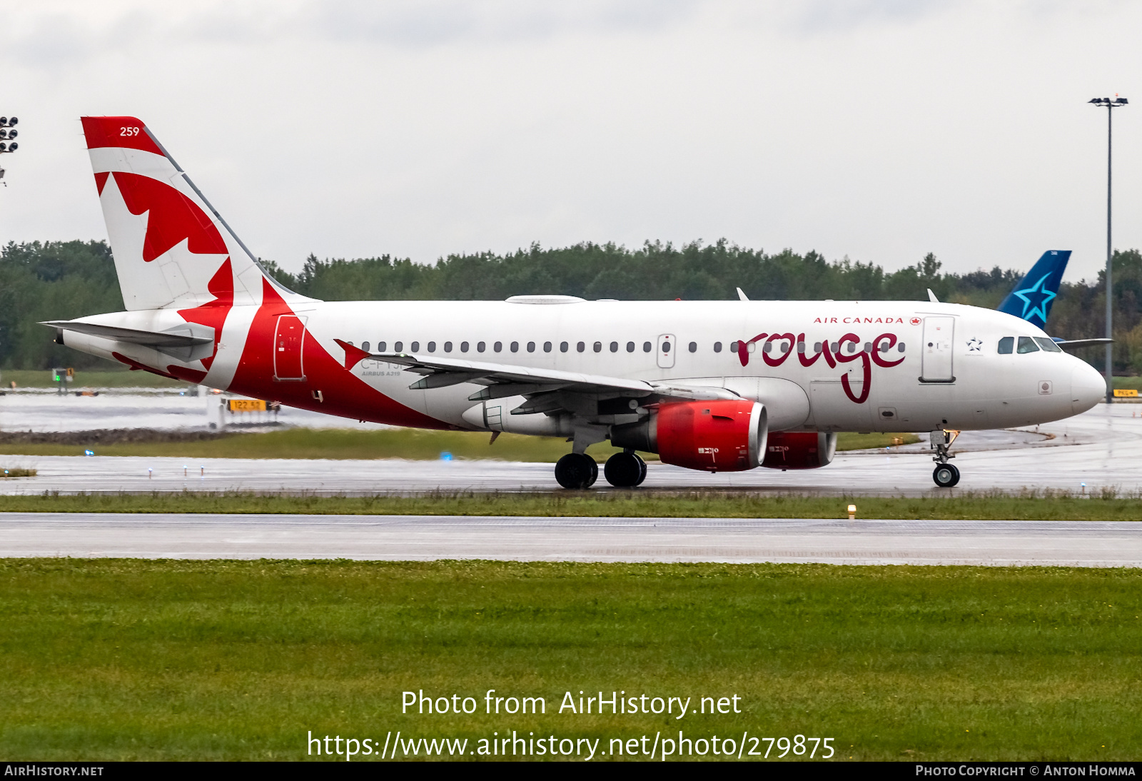 Aircraft Photo of C-FYJP | Airbus A319-114 | Air Canada Rouge | AirHistory.net #279875