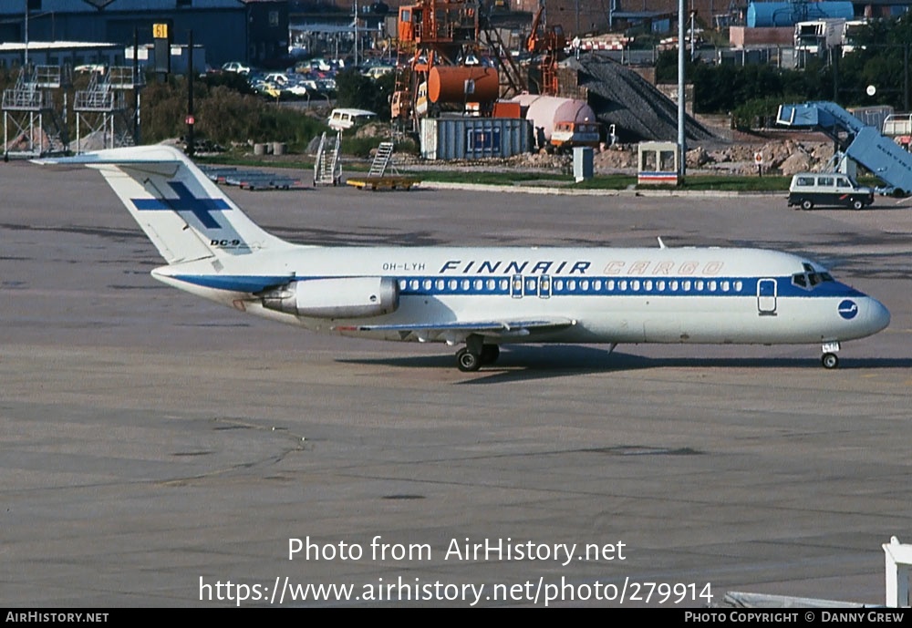 Aircraft Photo of OH-LYH | McDonnell Douglas DC-9-15/F | Finnair Cargo | AirHistory.net #279914