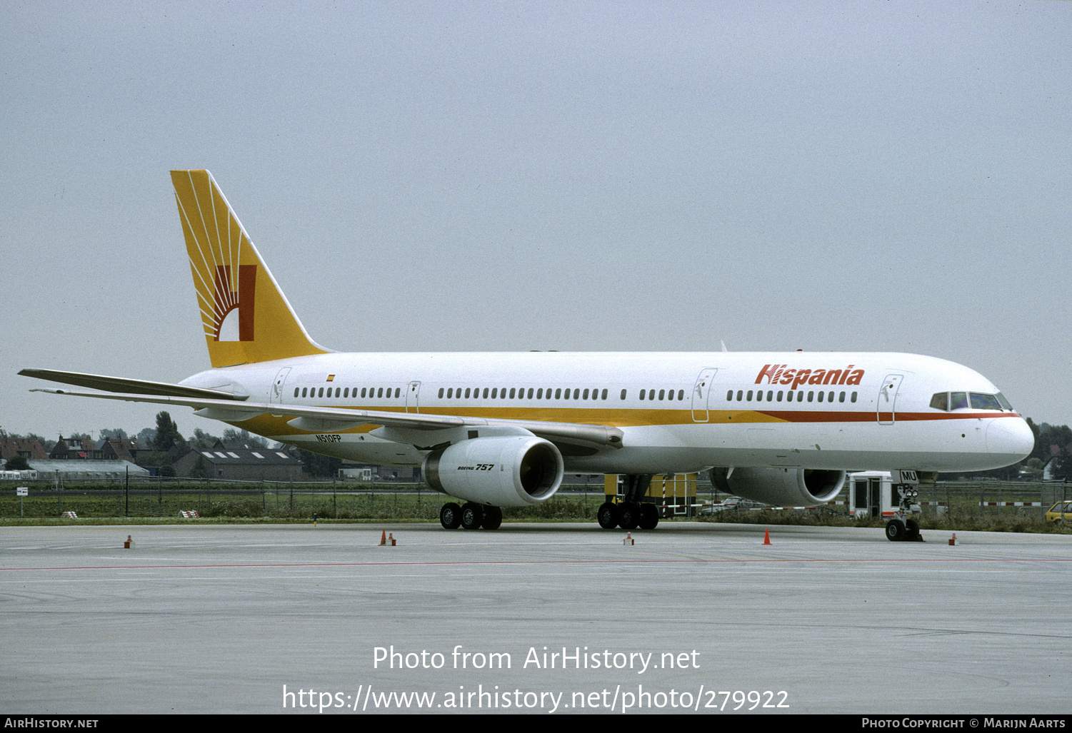 Aircraft Photo of N510FP | Boeing 757-23A | Hispania Líneas Aéreas | AirHistory.net #279922