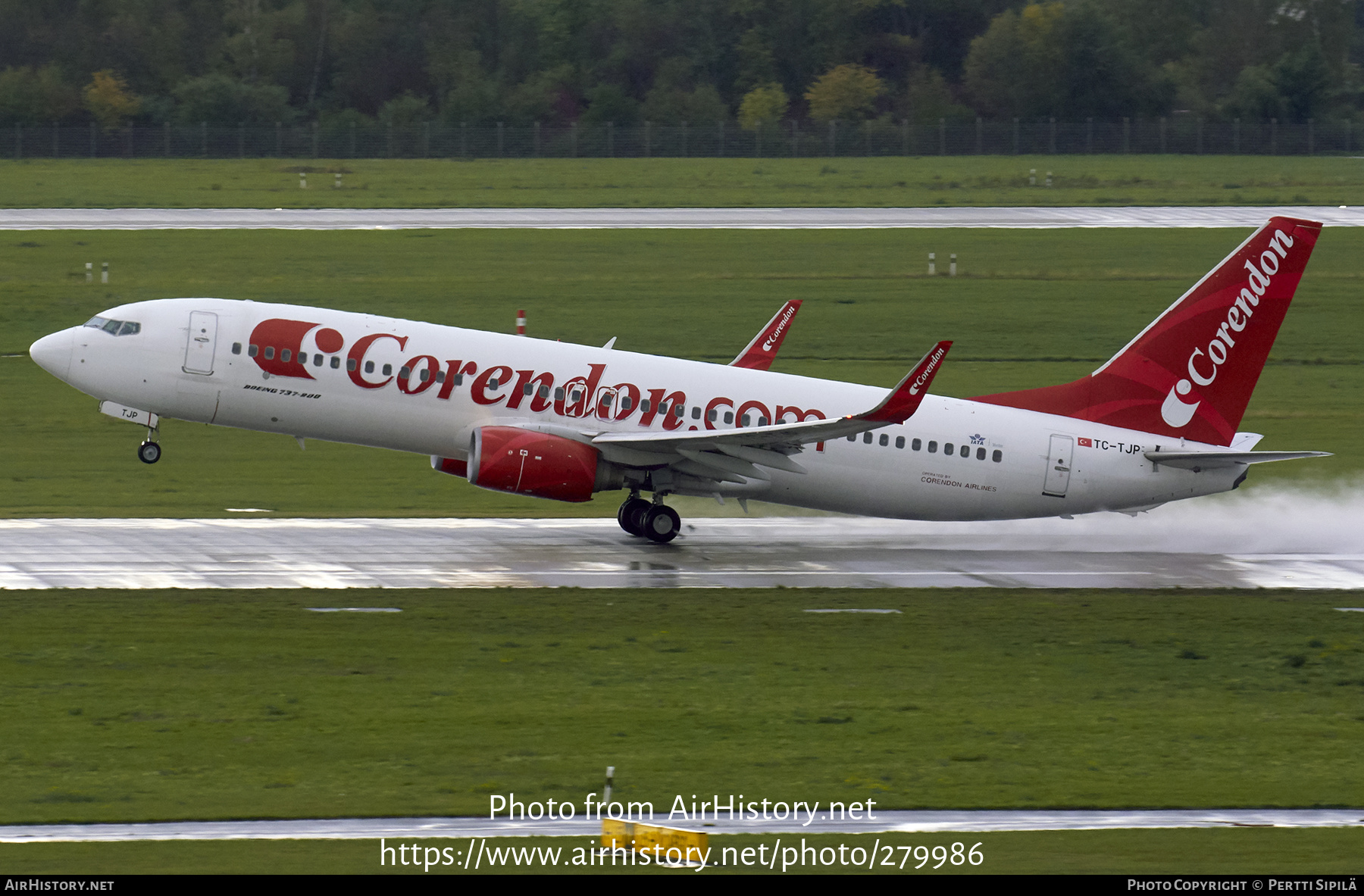 Aircraft Photo of TC-TJP | Boeing 737-8BK | Corendon Airlines | AirHistory.net #279986