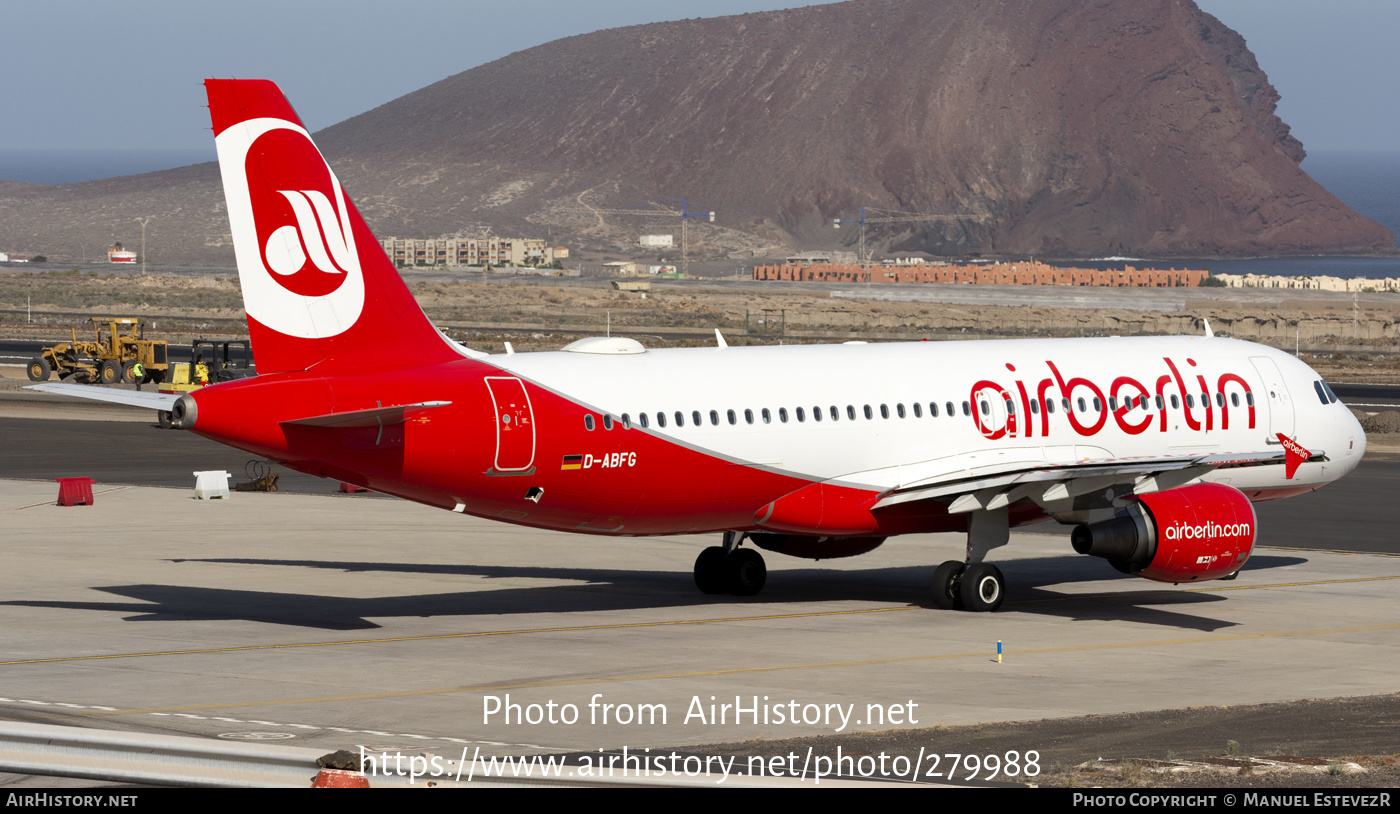 Aircraft Photo of D-ABFG | Airbus A320-214 | Air Berlin | AirHistory.net #279988