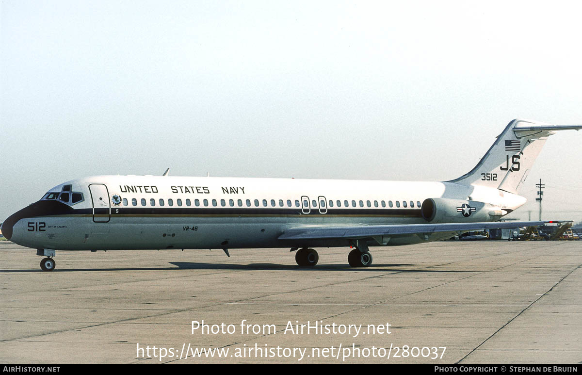 Aircraft Photo of 163512 / 3512 | McDonnell Douglas C-9B Skytrain II | USA - Navy | AirHistory.net #280037