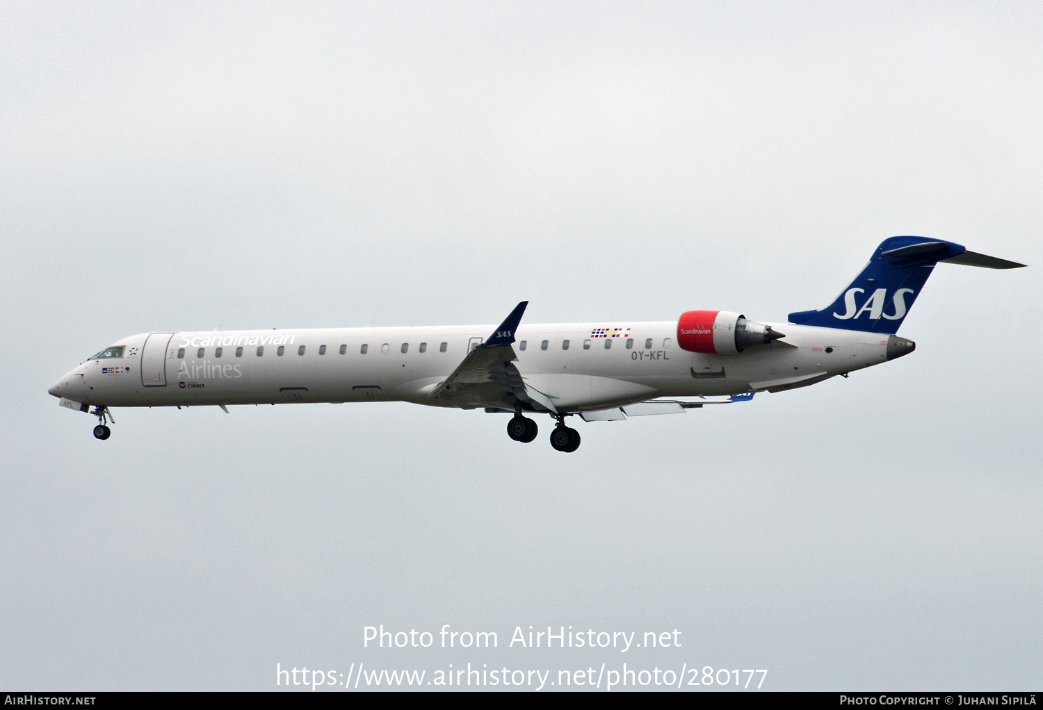 Aircraft Photo of OY-KFL | Bombardier CRJ-900 (CL-600-2D24) | Scandinavian Airlines - SAS | AirHistory.net #280177