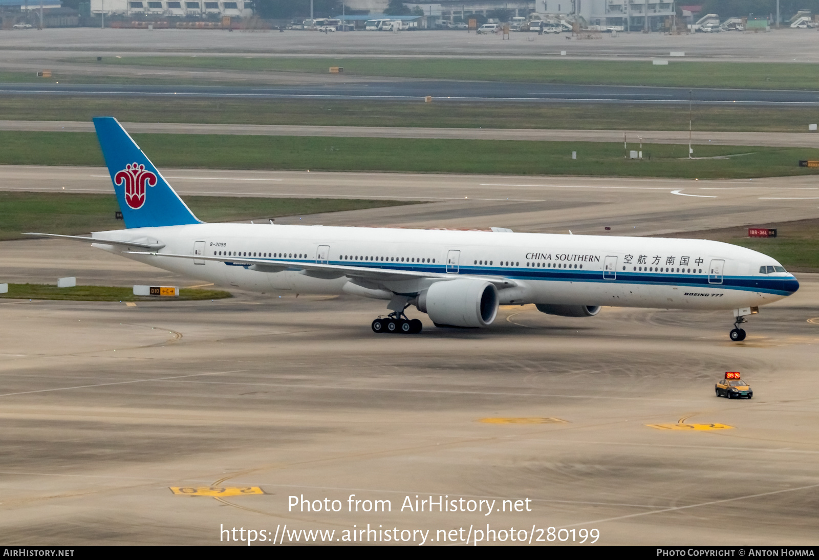 Aircraft Photo of B-2099 | Boeing 777-31BER | China Southern Airlines | AirHistory.net #280199