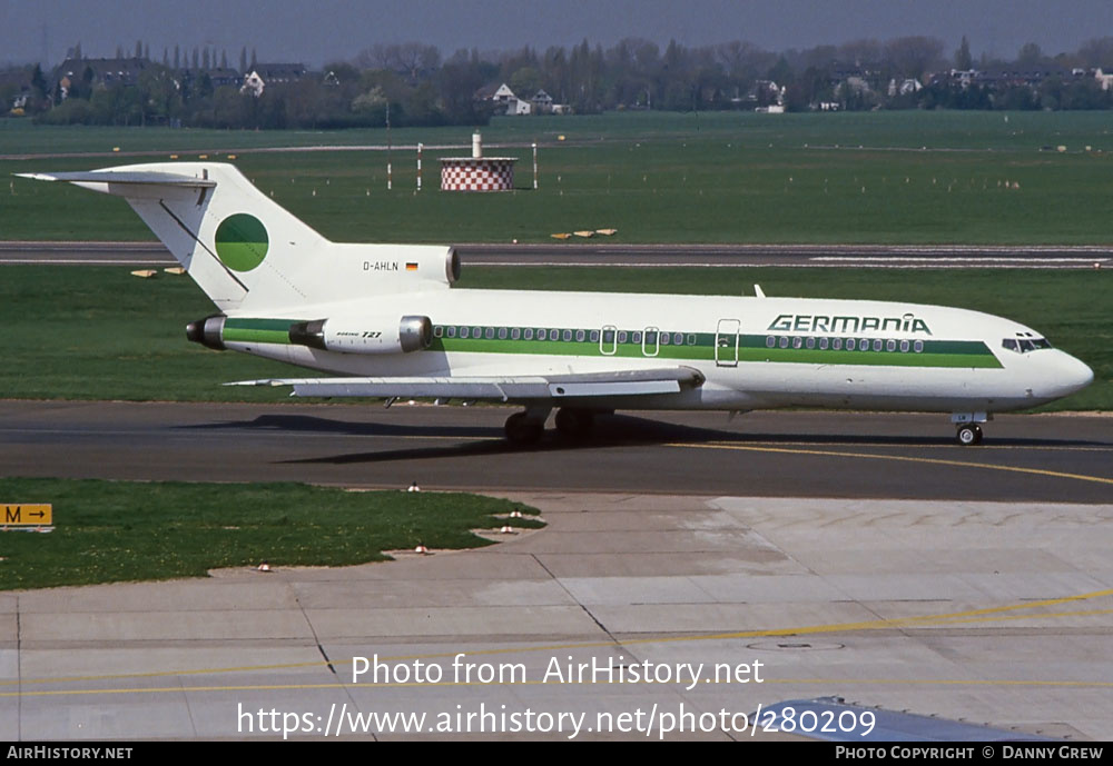 Aircraft Photo of D-AHLN | Boeing 727-81 | Germania | AirHistory.net #280209