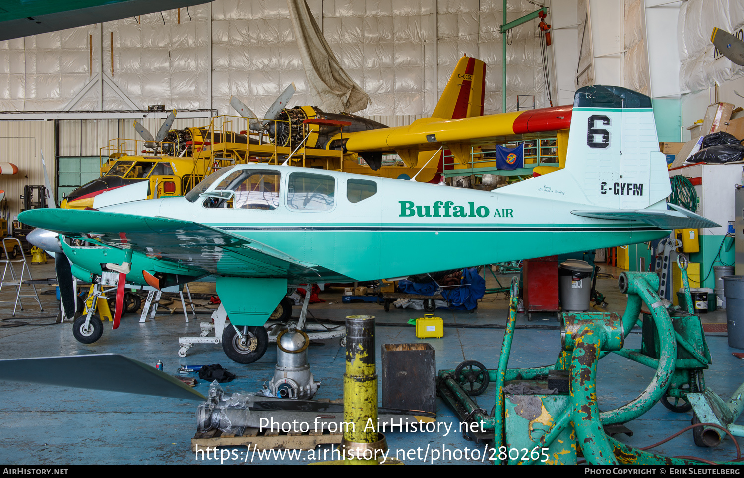 Aircraft Photo of C-GYFM | Beech 95 Travel Air | Buffalo Airways | AirHistory.net #280265