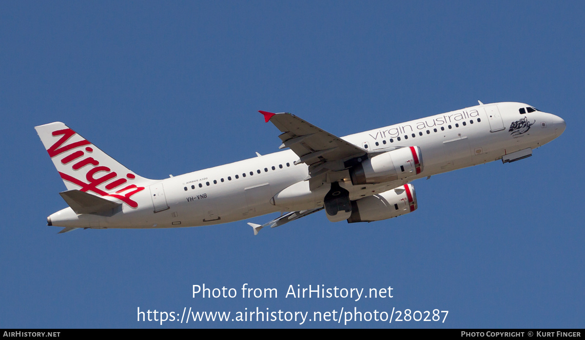 Aircraft Photo of VH-VNB | Airbus A320-232 | Virgin Australia Regional Airlines | AirHistory.net #280287