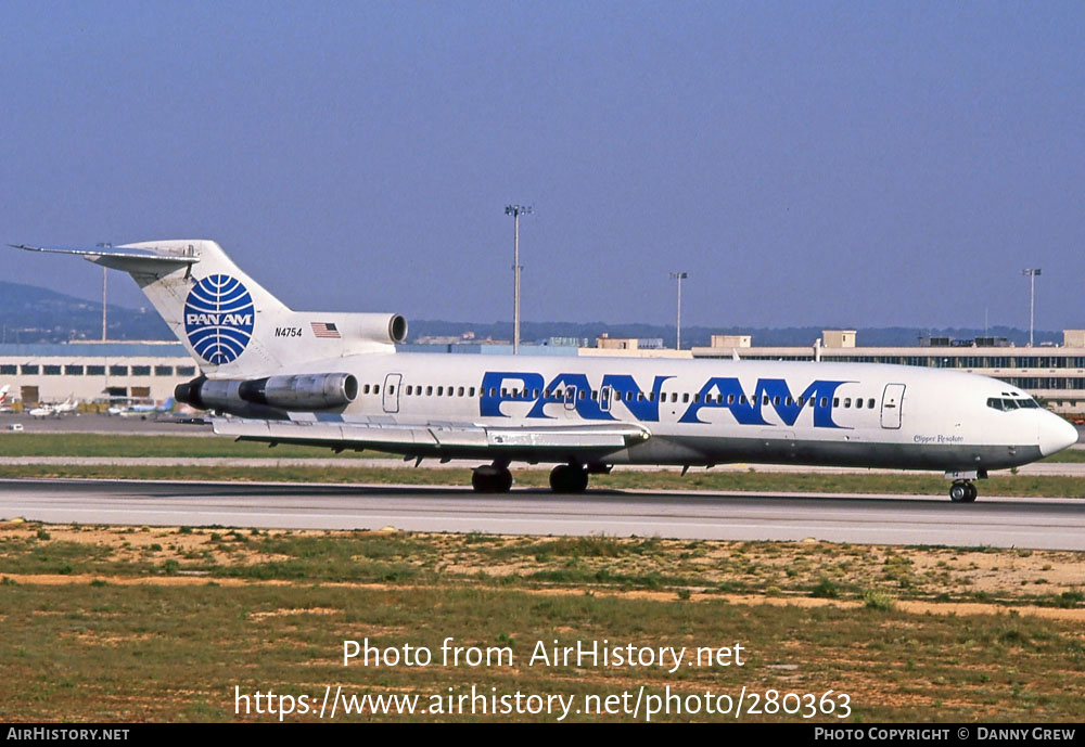 Aircraft Photo of N4754 | Boeing 727-235 | Pan American World Airways - Pan Am | AirHistory.net #280363