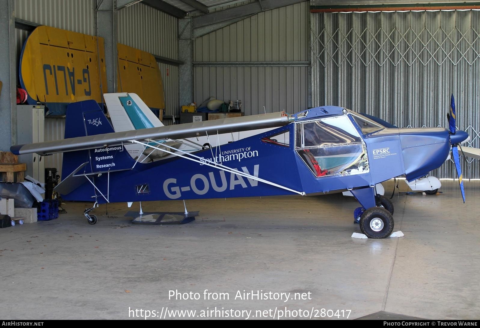 Aircraft Photo of G-OUAV | TLAC Sherwood Scout | University of Southhampton | AirHistory.net #280417