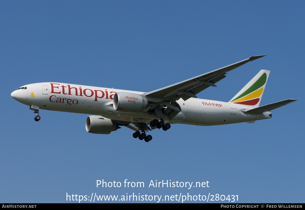 Aircraft Photo of ET-AVT | Boeing 777-F | Ethiopian Airlines Cargo | AirHistory.net #280431