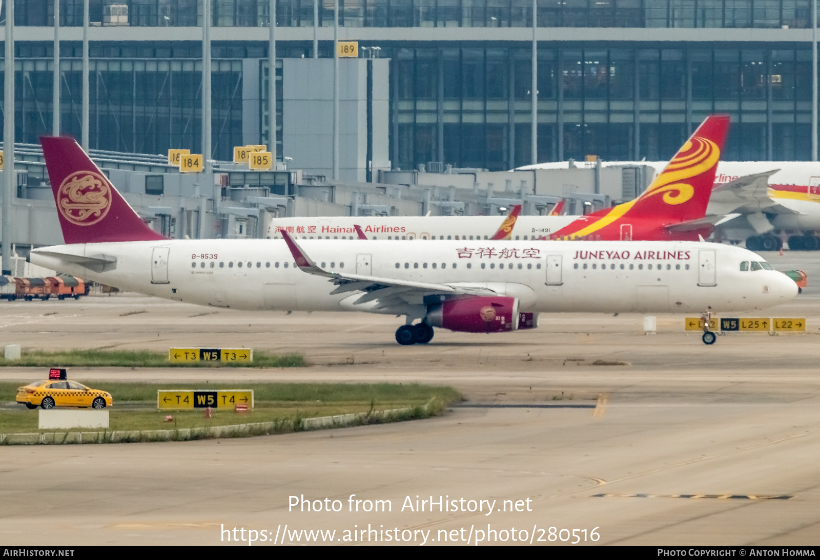 Aircraft Photo of B-8539 | Airbus A321-231 | Juneyao Airlines | AirHistory.net #280516