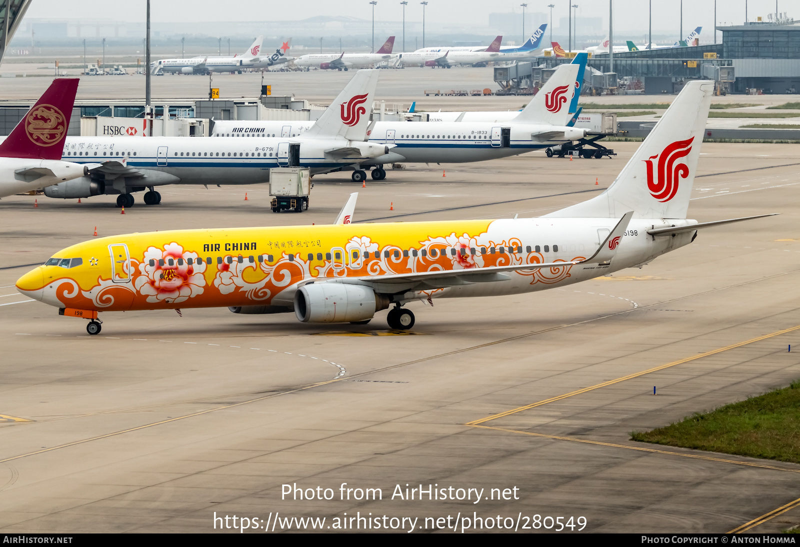 Aircraft Photo of B-5198 | Boeing 737-89L | Air China | AirHistory.net #280549