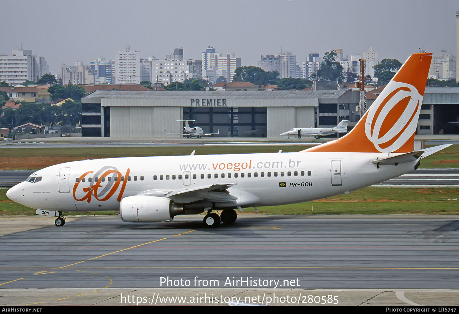 Aircraft Photo of PR-GOH | Boeing 737-76N | GOL Linhas Aéreas | AirHistory.net #280585