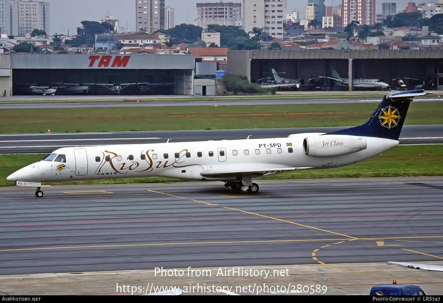 Aircraft Photo of PT-SPD | Embraer ERJ-145ER (EMB-145ER) | Rio-Sul | AirHistory.net #280589