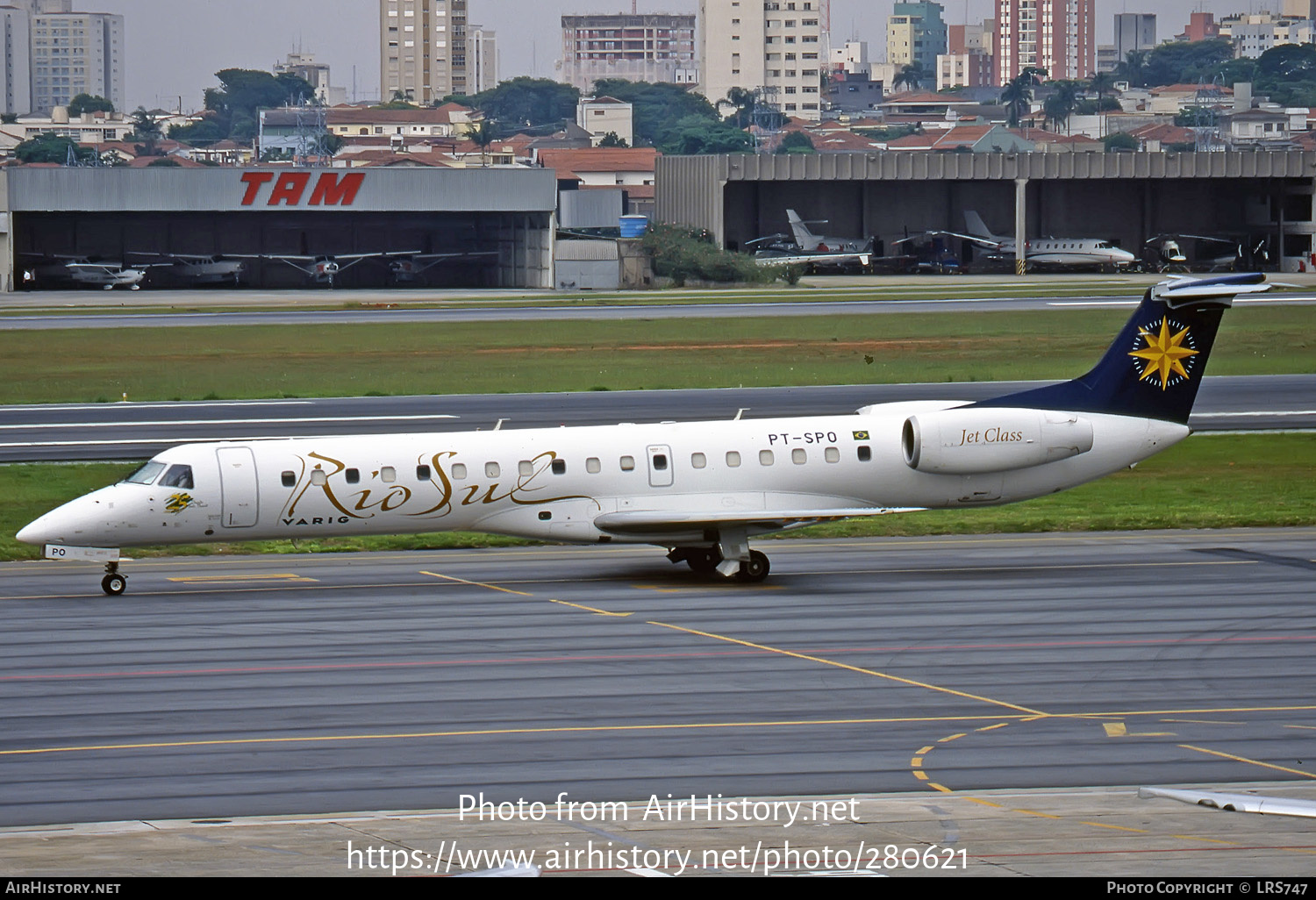 Aircraft Photo of PT-SPO | Embraer ERJ-145ER (EMB-145ER) | Rio-Sul | AirHistory.net #280621