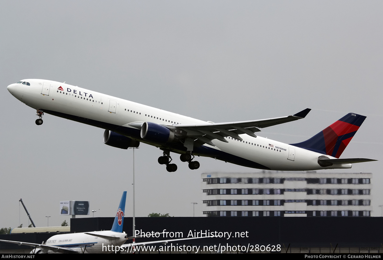 Aircraft Photo of N818NW | Airbus A330-323E | Delta Air Lines | AirHistory.net #280628