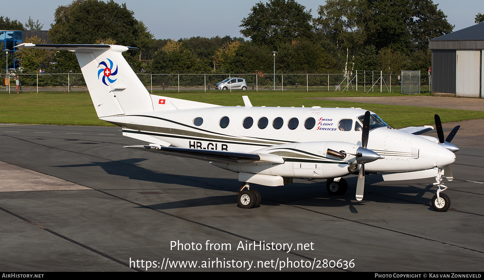 Aircraft Photo of HB-GLB | Beech B200 Super King Air | Swiss Flight Services | AirHistory.net #280636