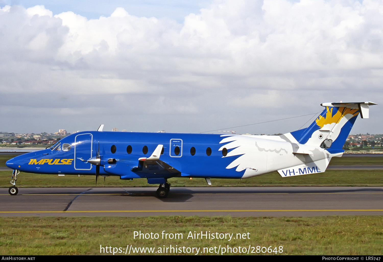 Aircraft Photo of VH-MML | Beech 1900D | Impulse Airlines | AirHistory.net #280648