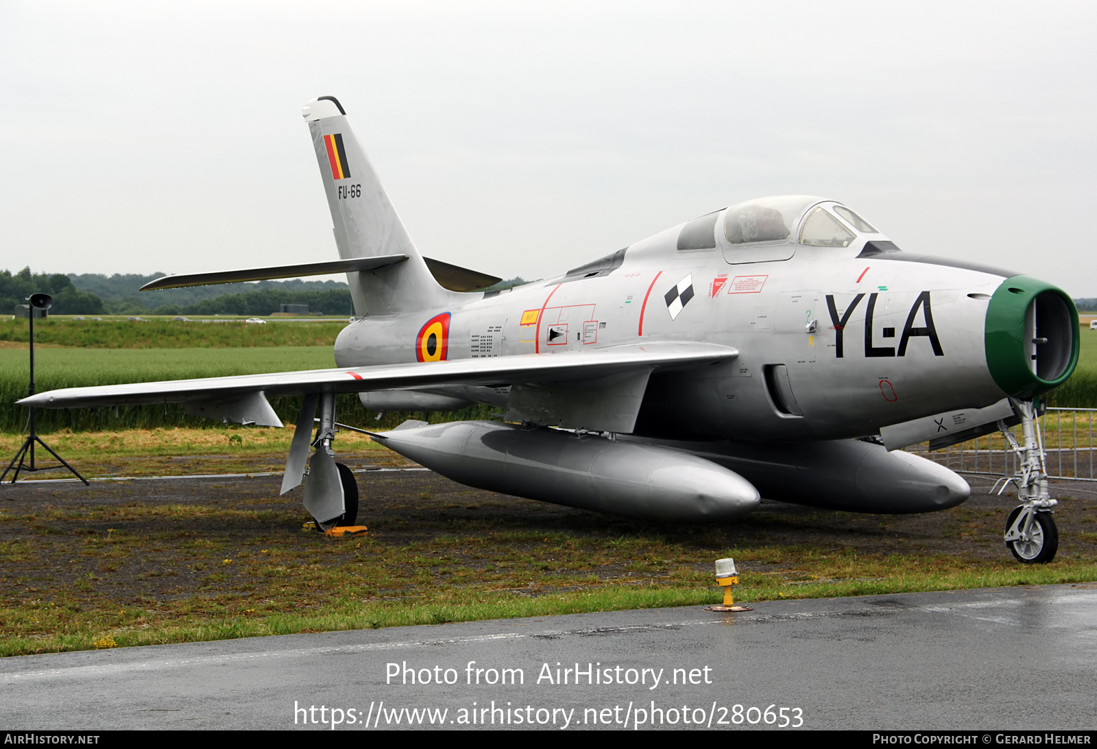 Aircraft Photo of FU-66 | Republic F-84F Thunderstreak | Belgium - Air Force | AirHistory.net #280653