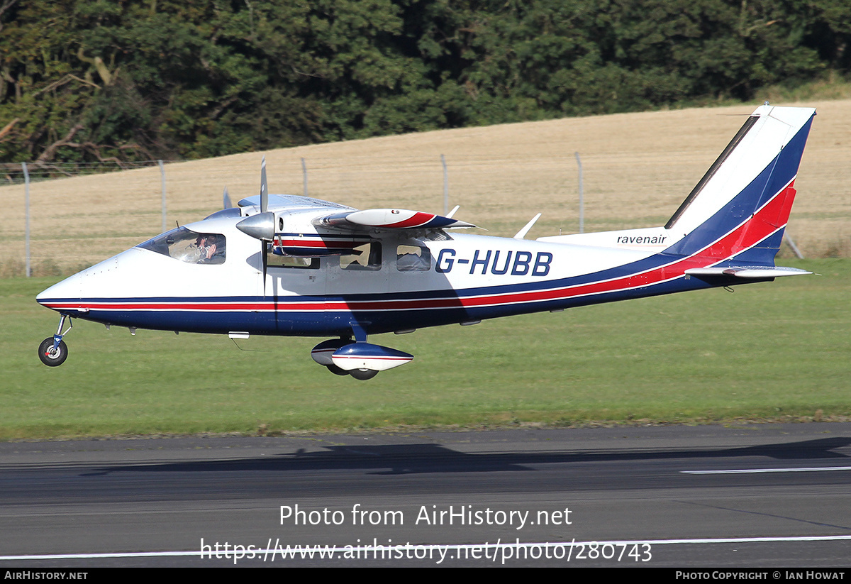 Aircraft Photo of G-HUBB | Partenavia P-68B Victor | Ravenair | AirHistory.net #280743