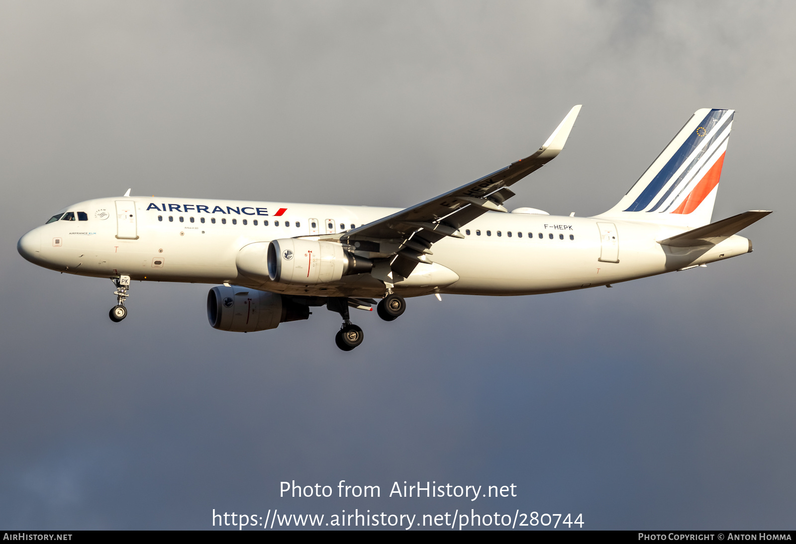 Aircraft Photo of F-HEPK | Airbus A320-214 | Air France | AirHistory.net #280744