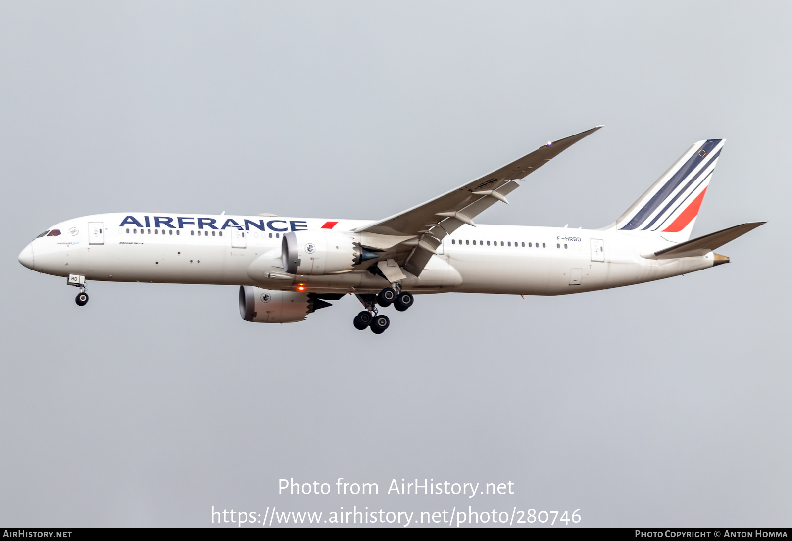 Aircraft Photo of F-HRBD | Boeing 787-9 Dreamliner | Air France | AirHistory.net #280746