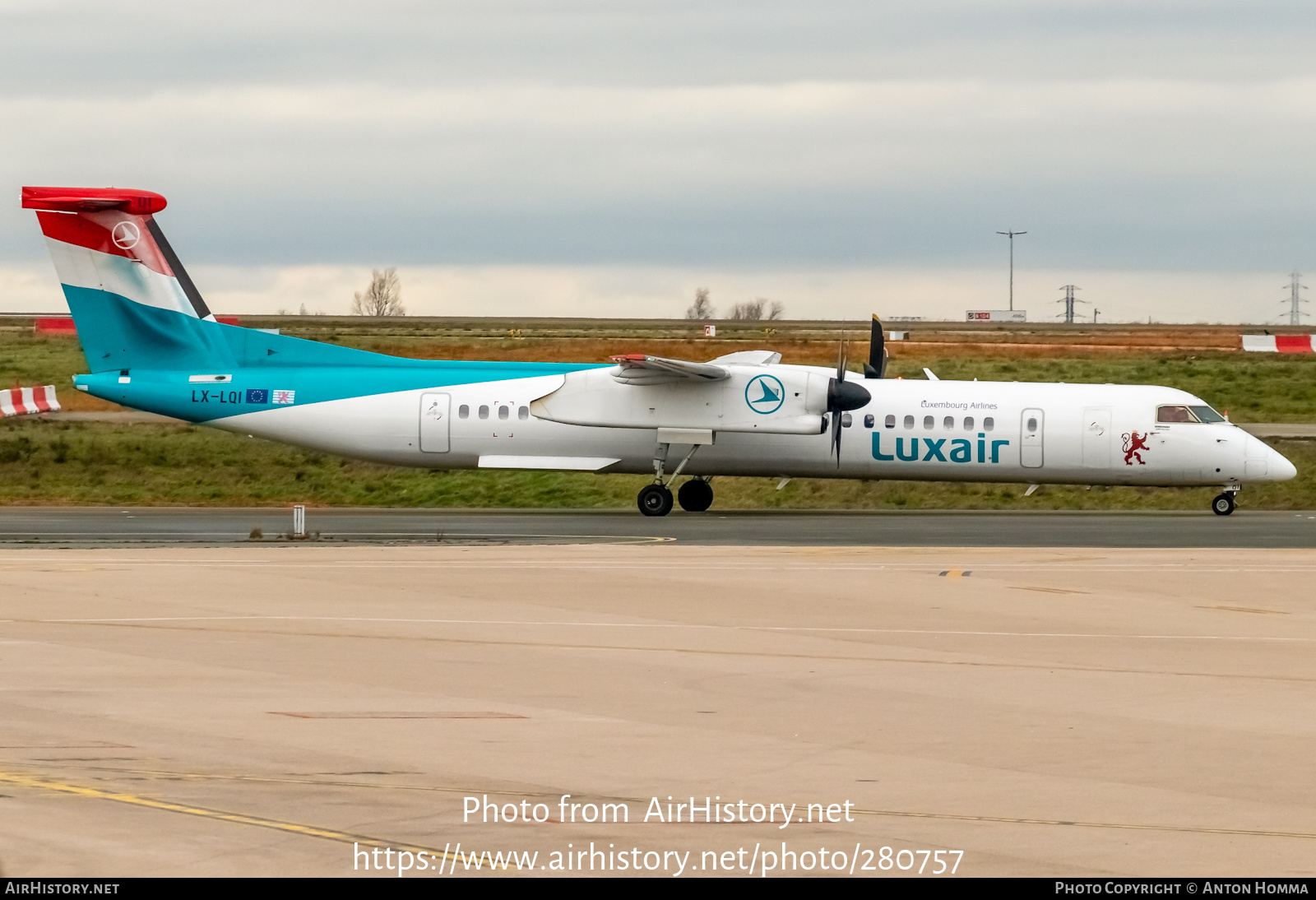 Aircraft Photo of LX-LQI | Bombardier DHC-8-402 Dash 8 | Luxair | AirHistory.net #280757