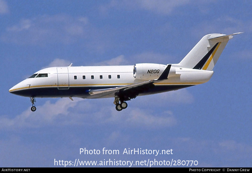 Aircraft Photo of N20G | Canadair Challenger 600S (CL-600-1A11) | AirHistory.net #280770