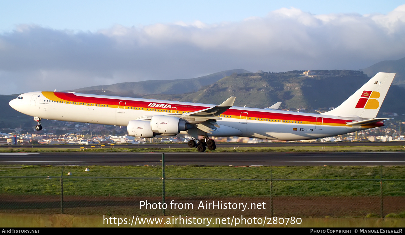 Aircraft Photo of EC-JPU | Airbus A340-642 | Iberia | AirHistory.net #280780