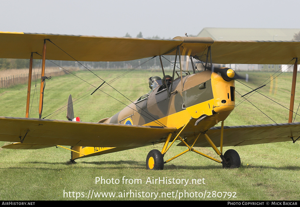 Aircraft Photo of G-AOGR / XL714 | De Havilland D.H. 82A Tiger Moth II | UK - Air Force | AirHistory.net #280792