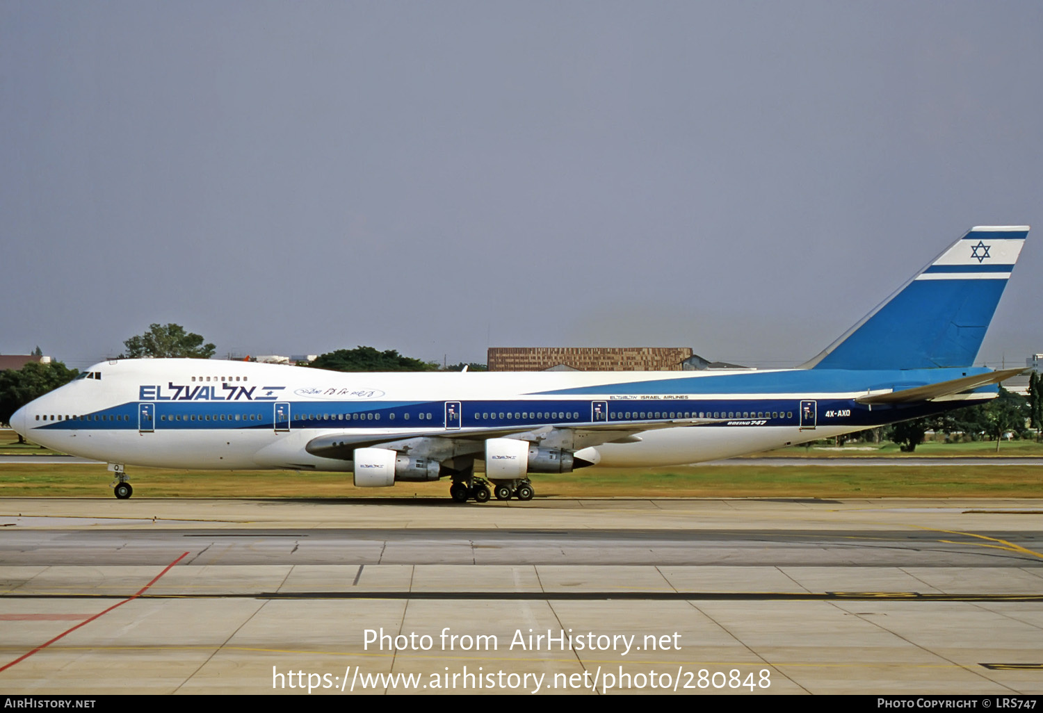 Aircraft Photo of 4X-AXQ | Boeing 747-238B | El Al Israel Airlines | AirHistory.net #280848