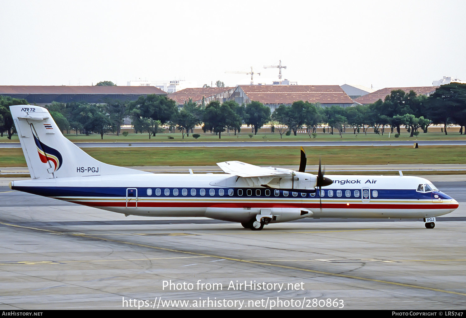 Aircraft Photo of HS-PGJ | ATR ATR-72-212 | Bangkok Airways | AirHistory.net #280863