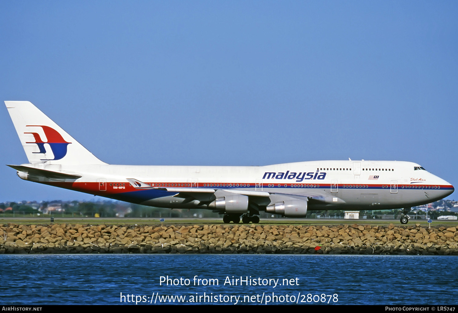 Aircraft Photo of 9M-MPB | Boeing 747-4H6 | Malaysia Airlines | AirHistory.net #280878