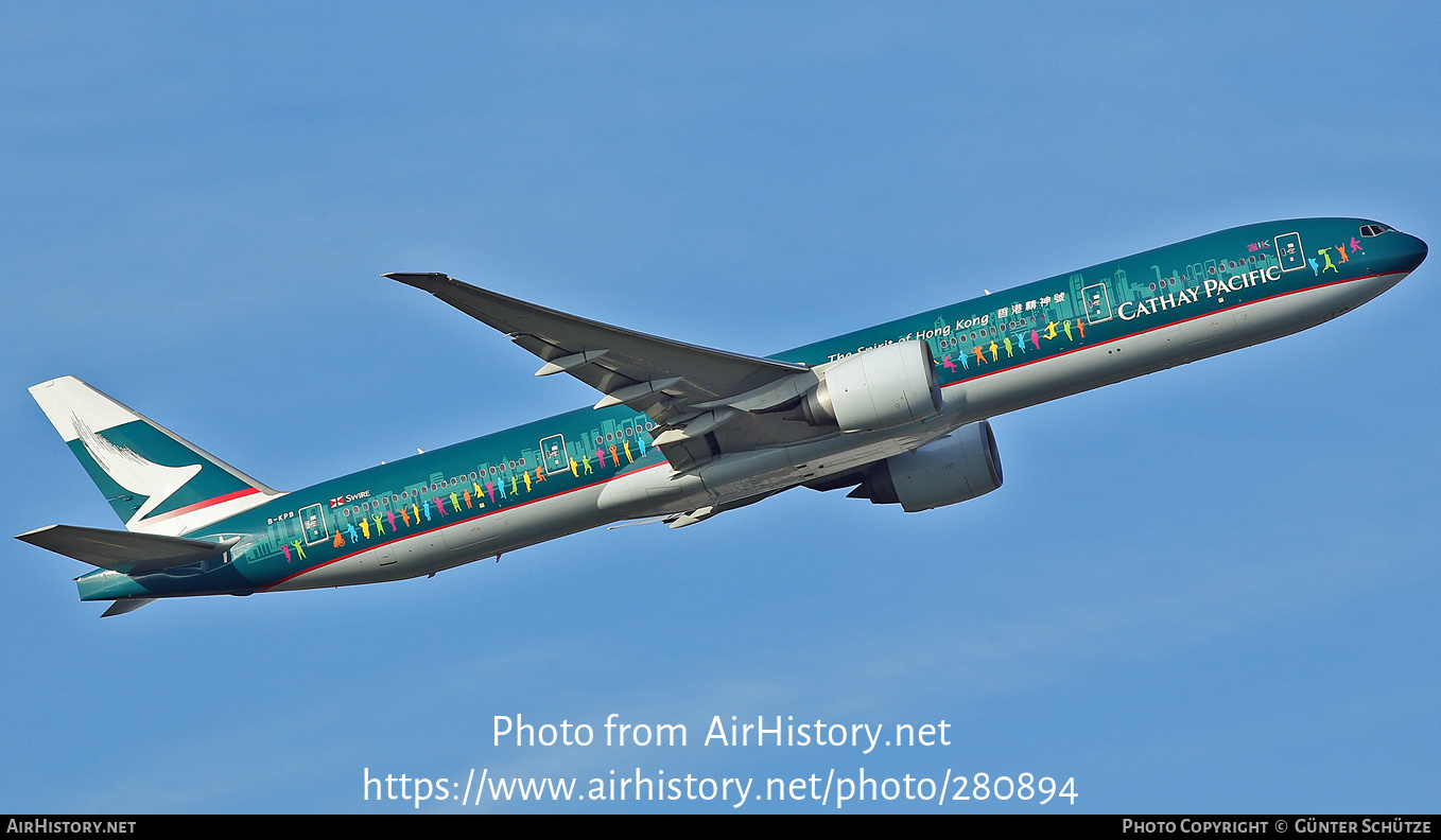 Aircraft Photo of B-KPB | Boeing 777-367/ER | Cathay Pacific Airways | AirHistory.net #280894